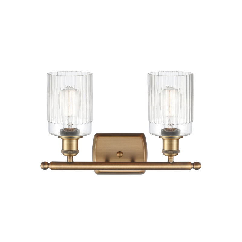 Kamena 2 - Light Dimmable Vanity Light, White Polished Chrome, Clear, Bulb Not Included