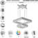 Adyleigh 2 - Light Dimmable LED Kitchen Island Square/Rectangle Chandelier
