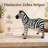 Black and White Zebra Garden Statue