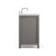 Meuble-lavabo simple 36 po avec quartz blanc Dazzle Caroline Parkway-129467959-129467961