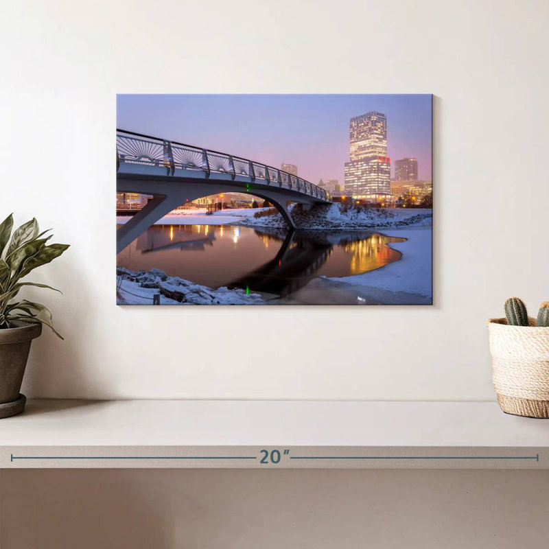 Nicci Milwaukee Winter Reflections, 8" H x 12" W