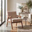 Chaise d'appoint Mid-Century avec accoudoirs Modern-129998473