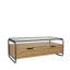 Table basse en bois brun à 1 tablette Nickalls