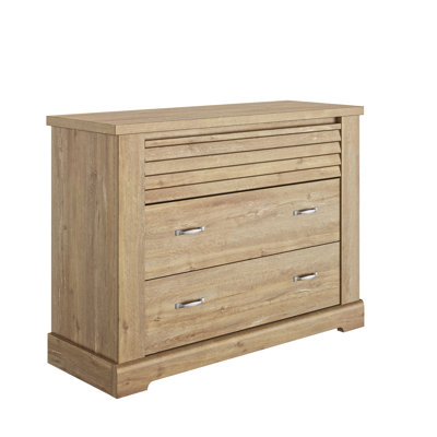Robblee 123 cm W Chest of 3 Drawers