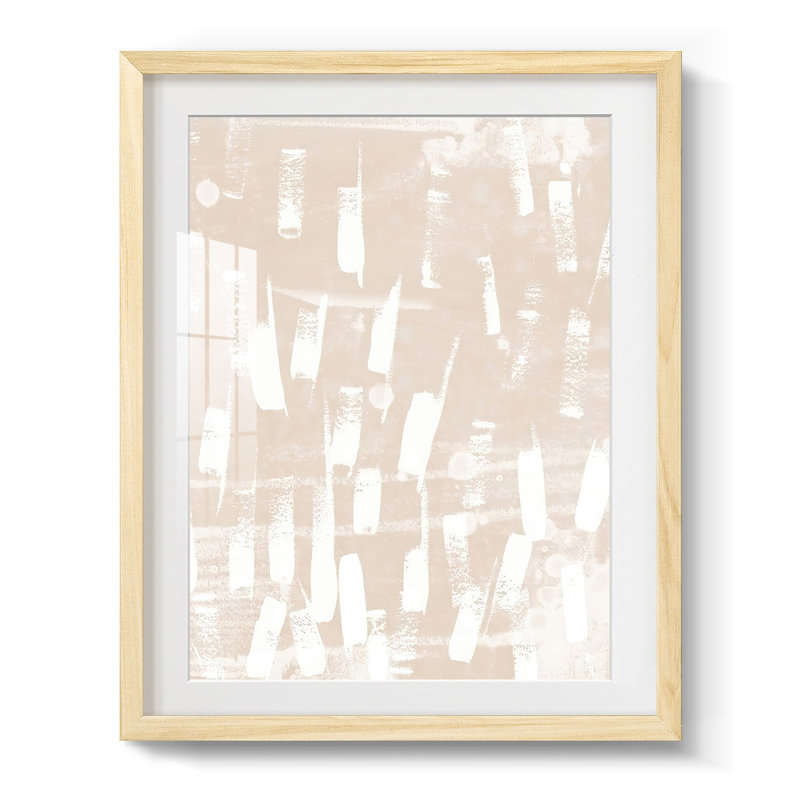 Gravure sur terre IV - impression encadrée, Naturel, H 28,5 po x l 20,5 po