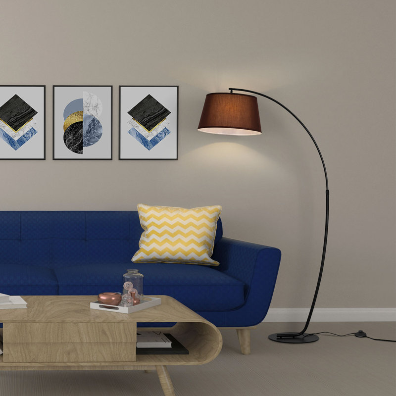 Lampe sur pied arquée 75 po Jantien