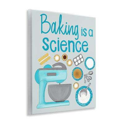 Baking Is A Science Wall Plaque, design by Christine Becker