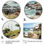 «Biddeford Rocky Beach Coastal Pathway», reproduction sur toile-1224100940-1224100955