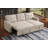 Versatile Linen-textured Fabric Sofa with Convertible Sleeper, Storage Ottoman & Modular Configuration-117627814