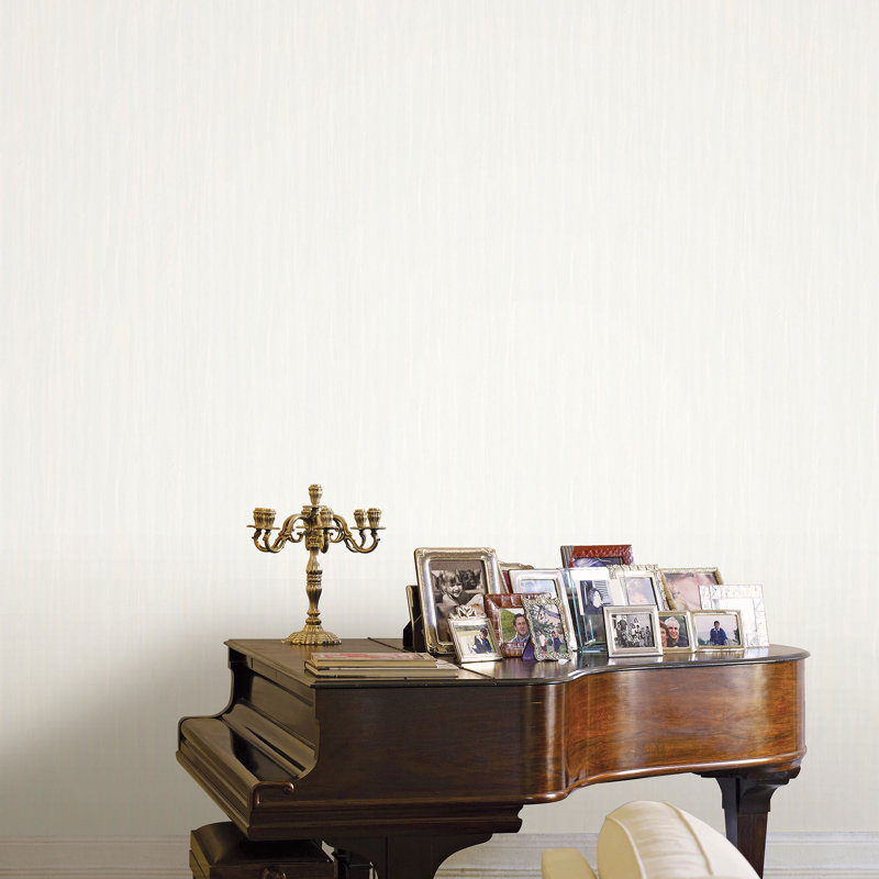 Deliza 10.05m x 1.06m Textured Glitter Paste the Wall Wallpaper Roll, Cream