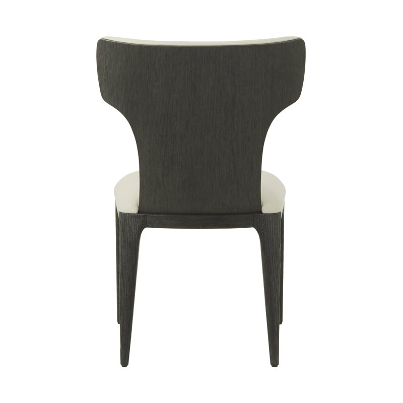 Repose Leather Dining Chair, Charcoal