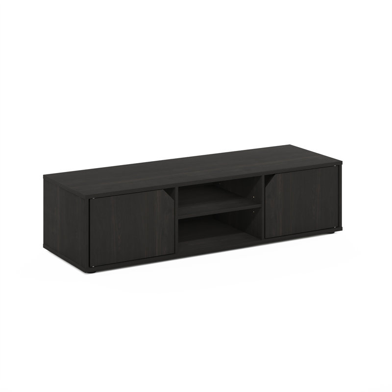 Graciemae Unfinished TV Stand for TVs up to 55", Dark Espresso