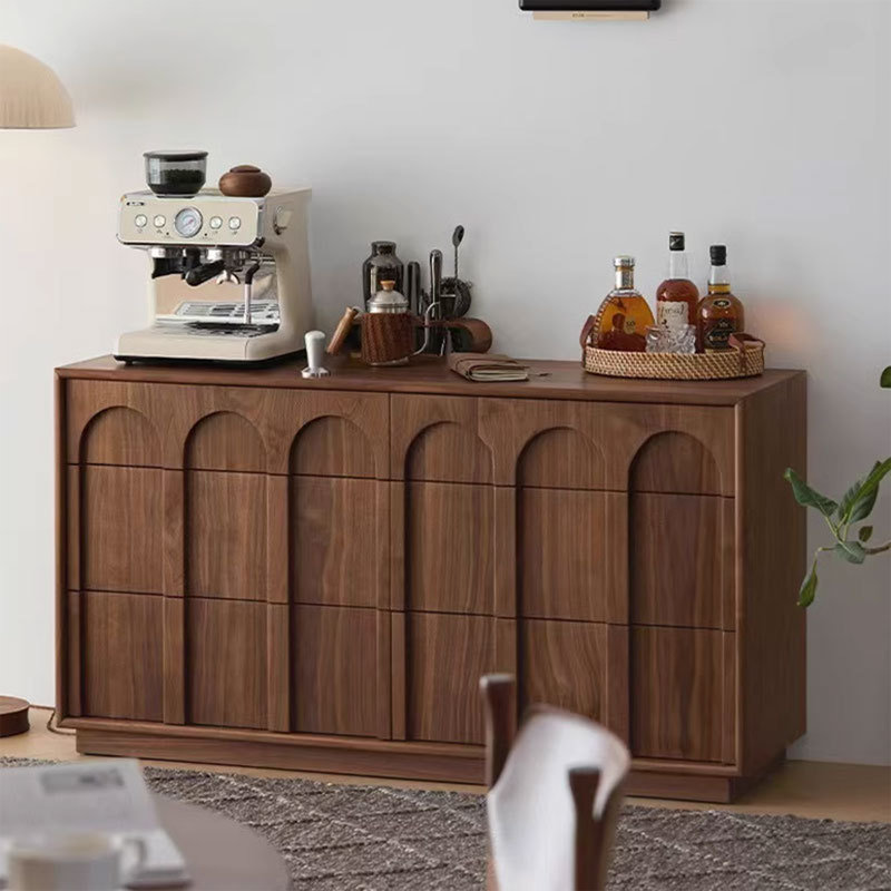 Table de buffet arquée au sol, H 30,31 po x l 55,12 po x P 17,72 po