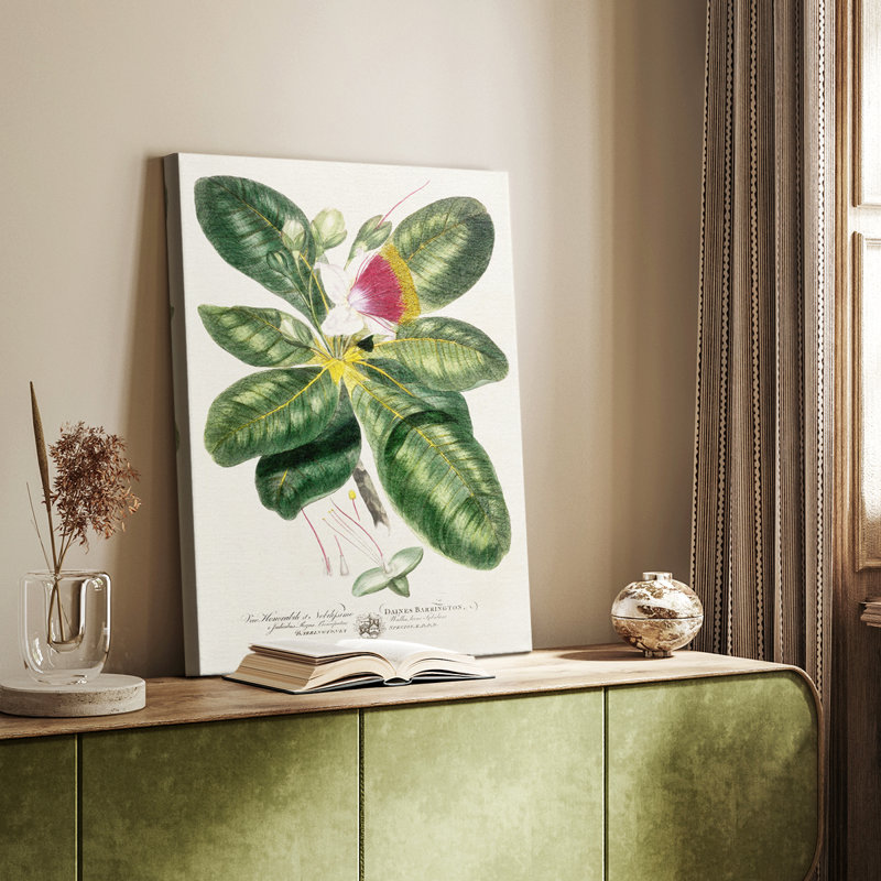 Imperial Tropical Botanical I - galerie Cavas sur mesure, H 36 po x l 24 po