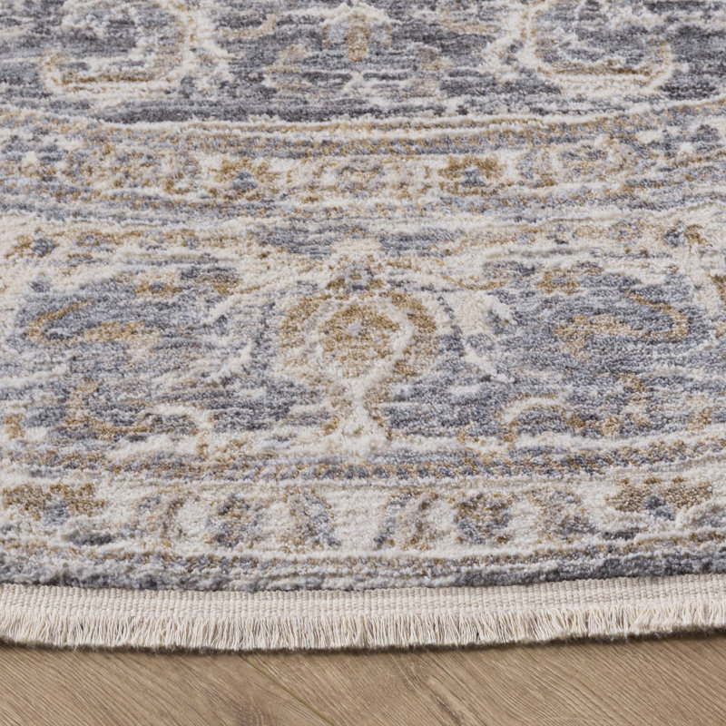 Kendal Performance Oriental Indoor Rug, Round 6'7"