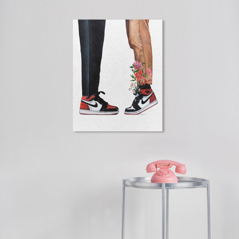 Adirah Sneaker Love sur impression sur toile, L 16 po x H 20 po x P 0,8 po