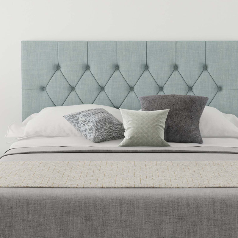 Talcott Upholstered Headboard, Kingsize (5'), Linen Sky