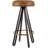 Yuina Upholstered Counter Stool with Metal Frame