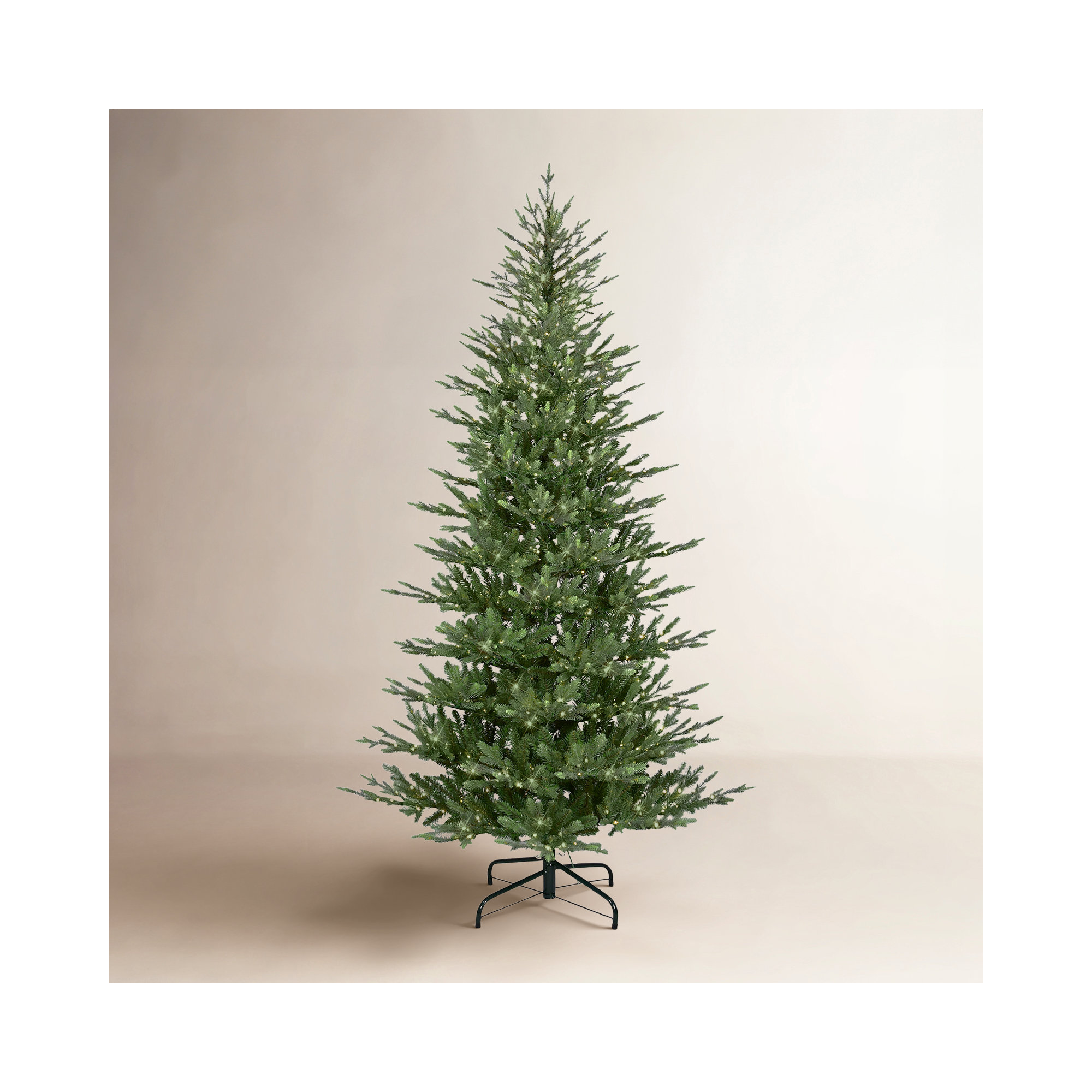 Gracelan 7.5' Lighted Artificial Spruce Christmas Tree