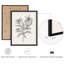 «Abstract Floral Botanical Minimalist», reproduction d'art encadrée, affiche, salle de bain, petit art mural-104784432-104784437