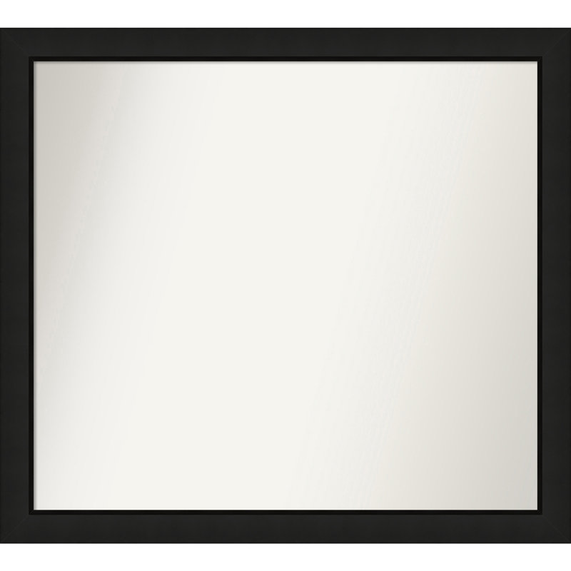 Phil Solid Wood Wall Mirror, 28.25" x 31.25", Rectangle