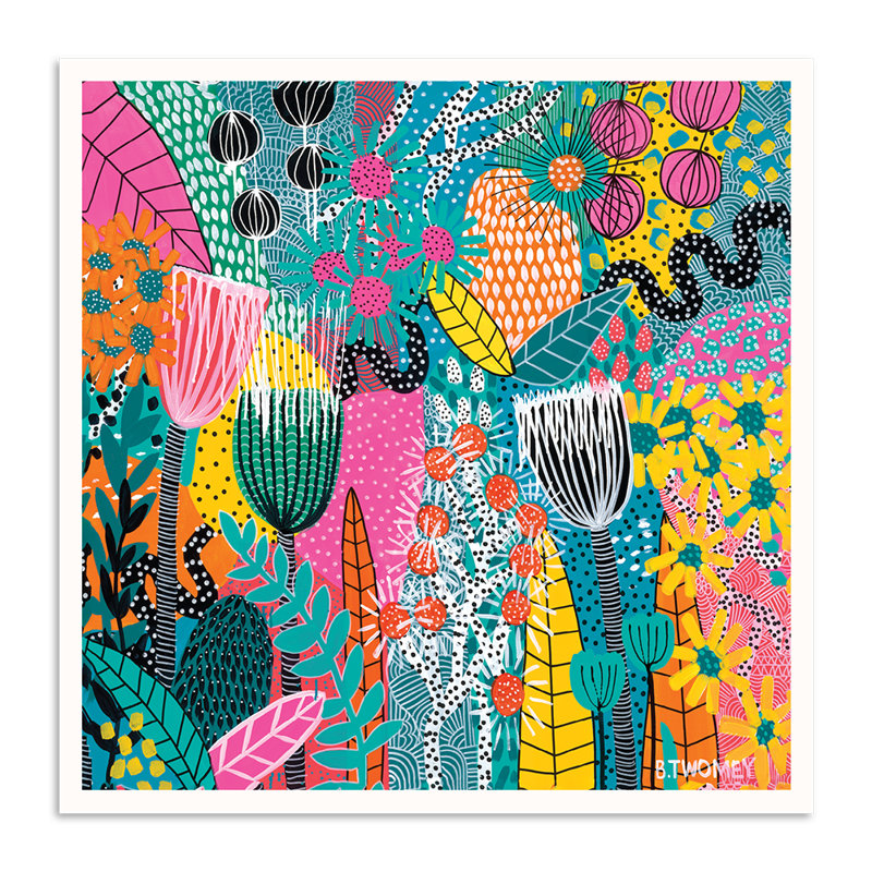 High Energy 1 by B.Twomey - Print, Unframed, 87.5cm H x 87.5cm W x 9cm D