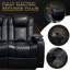 Fauteuil inclinable électrique 62,2 po 2 PC avec nappa de grain supérieur, relaxation entièrement réglable, charge intelligente, éclairage DEL RVB dynamique, noir-1778820707