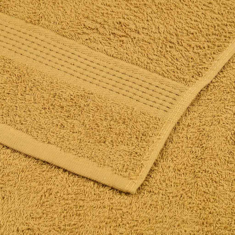 Sawiki 100% Cotton Hand Towel, Gold