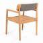 Fauteuil club d'extérieur en bois d'acacia-110385957