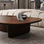 Table basse rectangulaire en bois massif noisette-320374911
