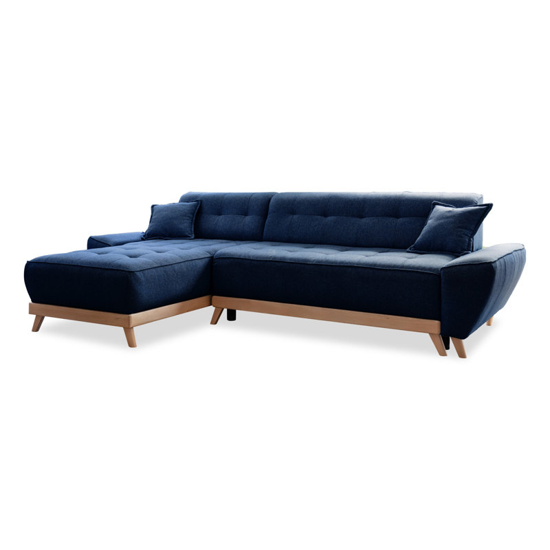 Dazzling Daisy Corner Sofa Bed, Navy