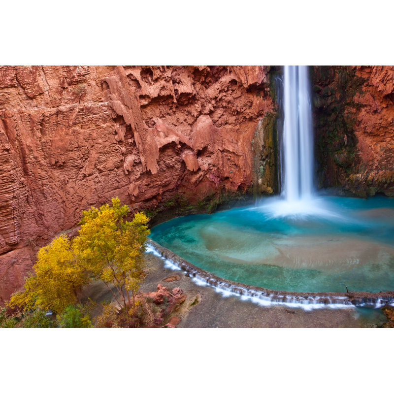 Mooney Falls - Photographie sur toile tendue, H 8 po x l 12 po x P 1,25 po