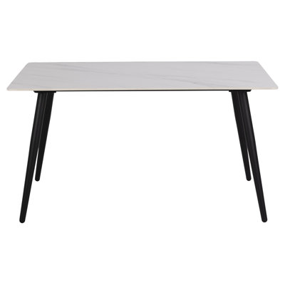Nicky Stone Top Metal Base Dining Table