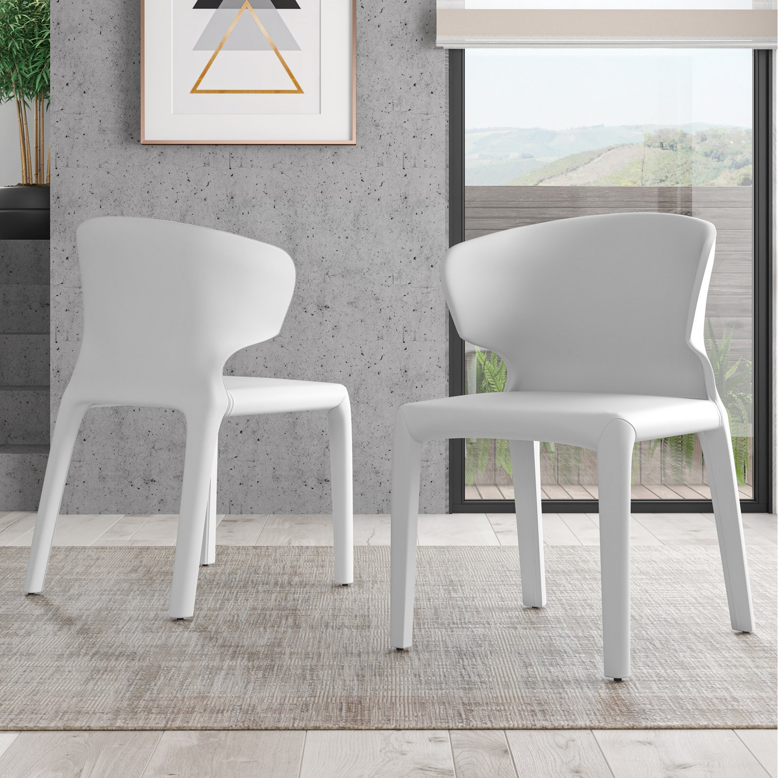 Cesar Side Chair, Cream