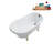 57.5'' x 29.5'' Freestanding Soaking Acrylic Bathtub-83636126-83636122
