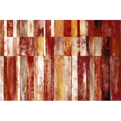Board of Colors Red - Wrapped Canvas Graphic Art