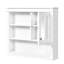 Armoire de toilette murale 32 po, 4 tablettes de rangement, miroir moderne-1824972023