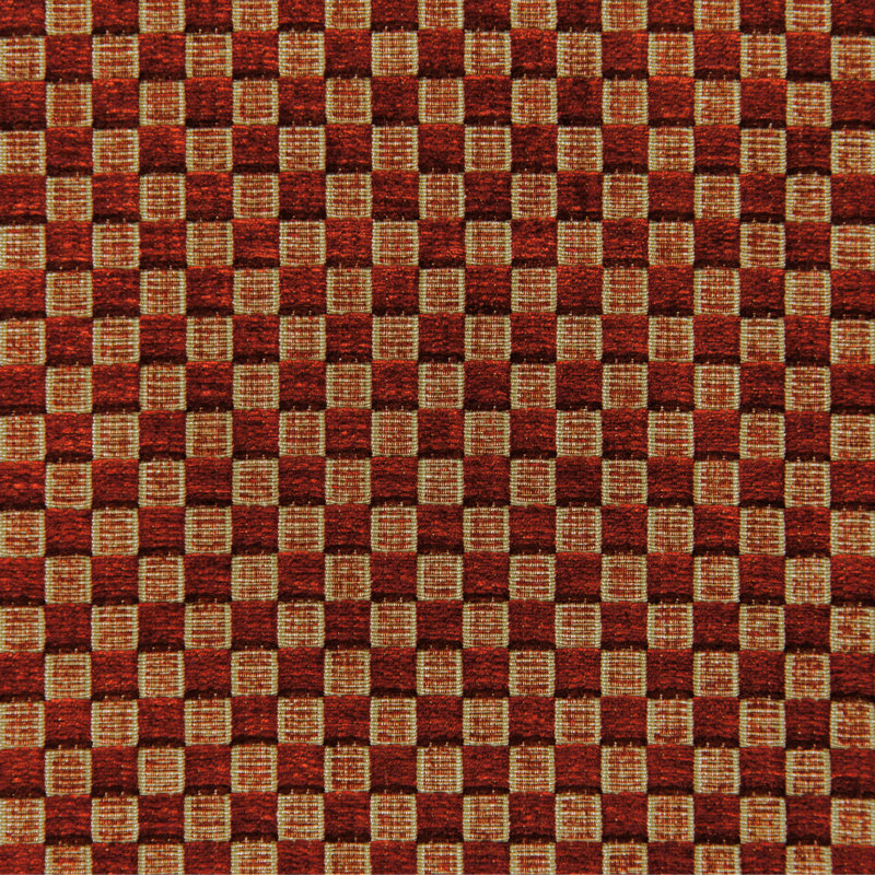 Linford Allonby Weave Fabric, Ruby