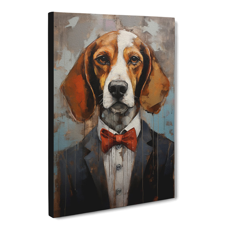 Beagle Contemporary Art - Wrapped Canvas, 76cm H x 50cm W x 3cm D