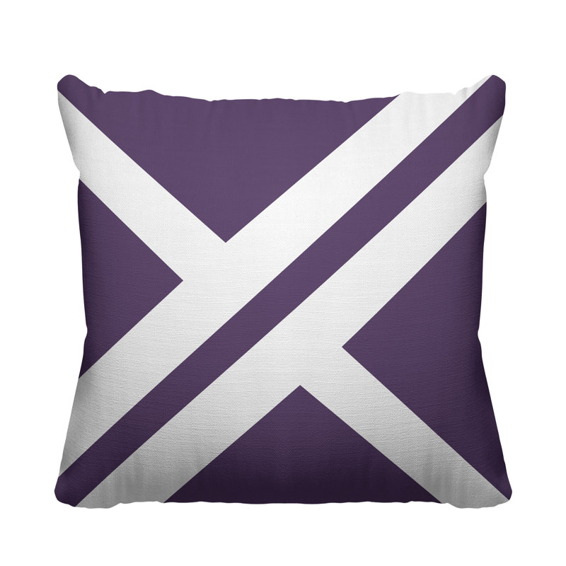 Coussin intérieur / extérieur Timber, L 15 po x H 15 po, Mauve