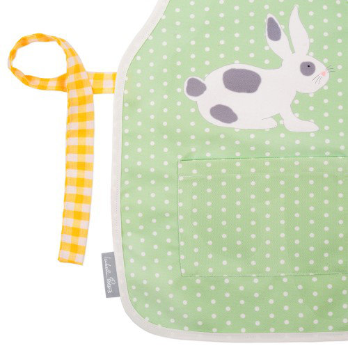 Annagh's Childrens Apron, 6-13 Years, Pea Green