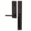 Bravura 973-939 Dummy Montgomery Handleset with Charlotte Lever in Matte Black - R