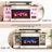 Emonte 3-Sided Glass Fireplace TV Stand, RGB Light & Hiden Flip-up Door-851196640-851196573
