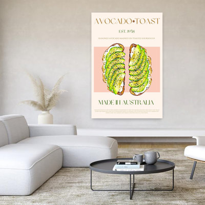 «Fresh Avocado Toast», art mural contemporain