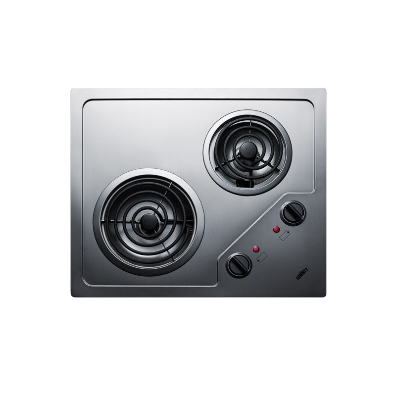 Summit Appliance Stainless Steel Electric Cooktop