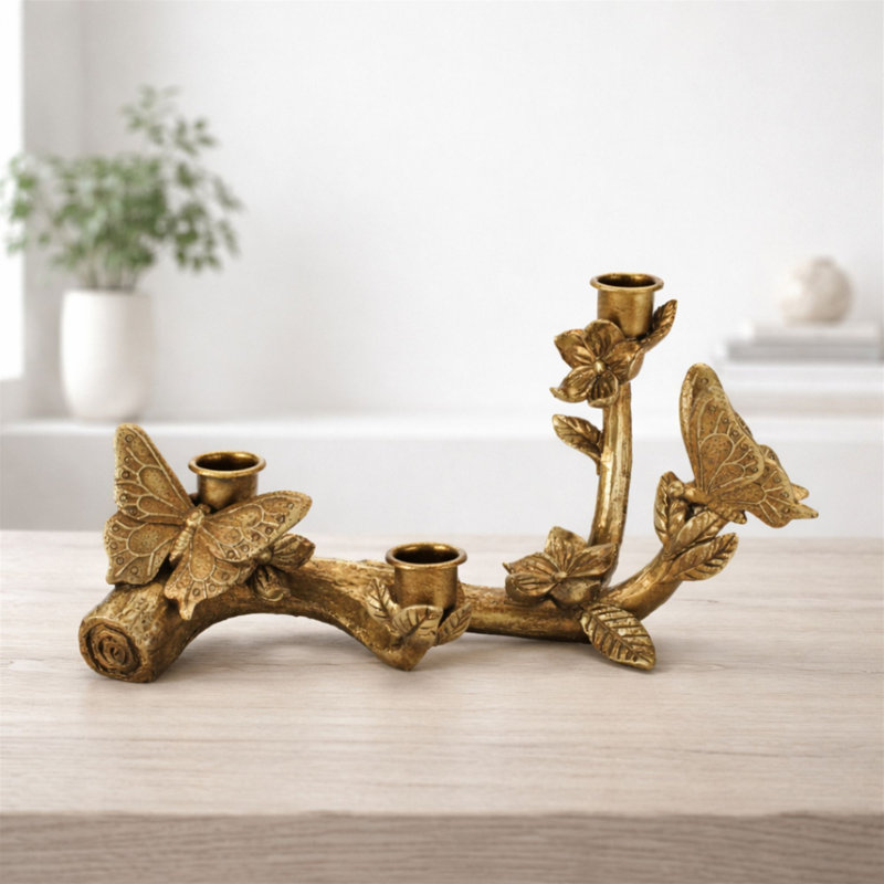 Porte-bougie papillon