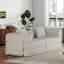 Canapé-lit convertible avec poches et coussins de rangement latéraux, idéal pour les salons, les chambres à coucher et les bureaux, confortable et pliable-1249266090
