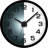 Night Light Wall Clock For Bedroom - Silent Lighted Up Wall Clock Glow In The Dark, Battery Operated For Living Room/Kitchen, Easy To Read Large Digital Display, 12 Inch