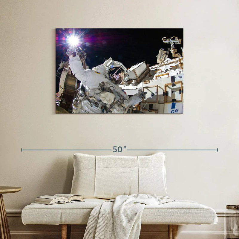 Oberle Sunita Williams Space Travel, 26" H x 39" W