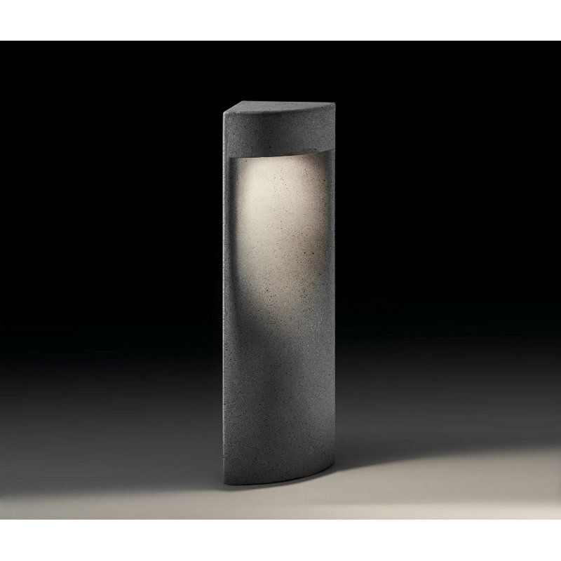 Moai LED Bollard Light, 23.6" H x 8.58" W x 6.6" D